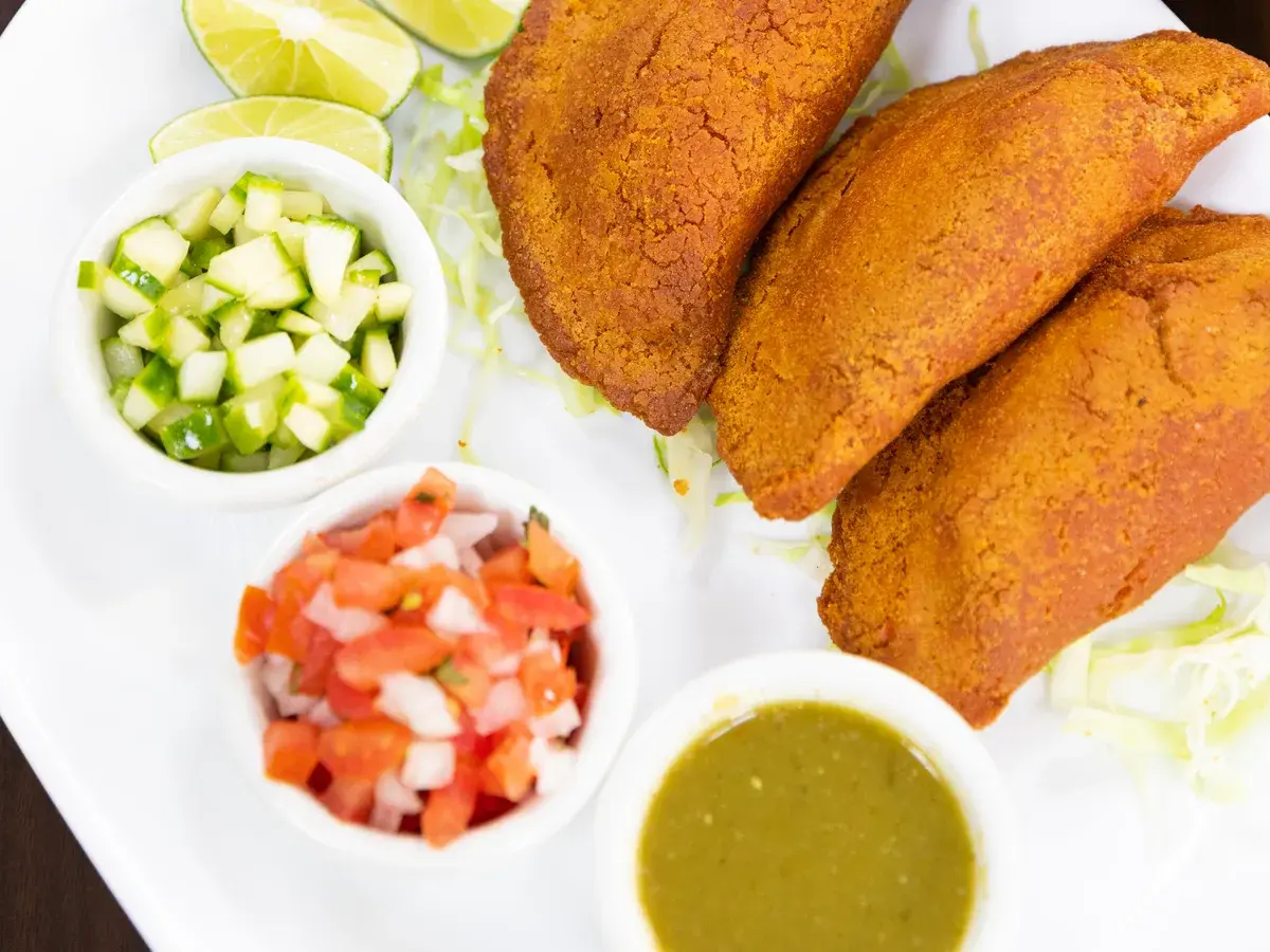 Empanadas de Camarón (3) at Palomar Fish Tacos